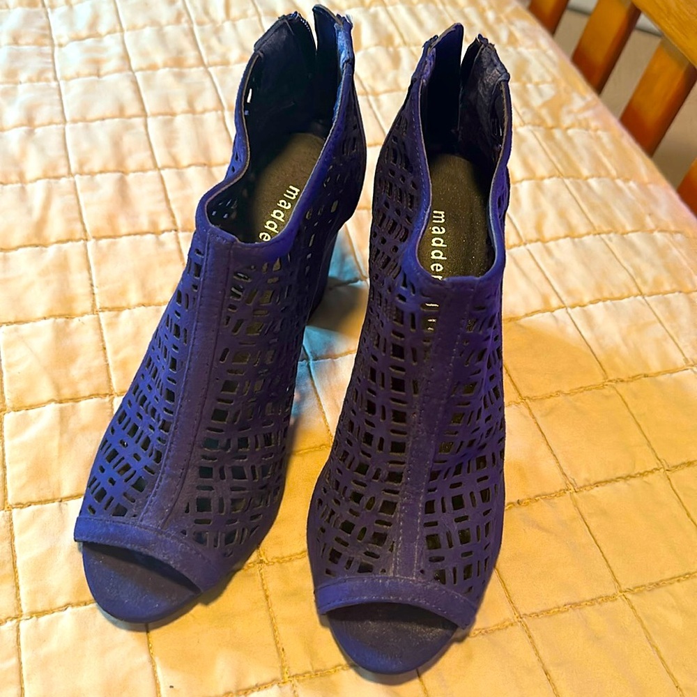 Madden Girl Peep Toe Chunky Heels